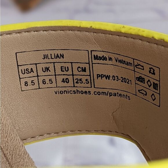 Vionic Jillian Toe Post Platform Sandal Flip Flops - Picture 8 of 9